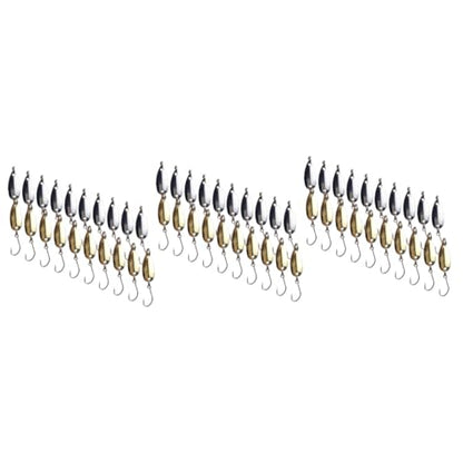 Toddmomy Sequin Bait Fishing Lures for Bass Artificial Fishing Tool Bait Blades Hook Blades Portable