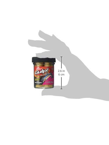 Berkley Gulp! Trout Nuggets Dough Bait, Scented and Flavored Soft Bait for Freshwater Fishing, Designed to Attract Trout, High Visibility - color: Chunky Cheese