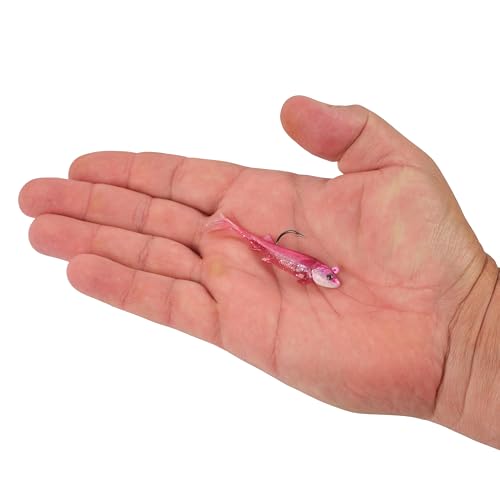 Berkley PowerBait Minnotator Fishing Soft Bait - color: Pink Shiner, size: 2.5 in - 1/8 oz