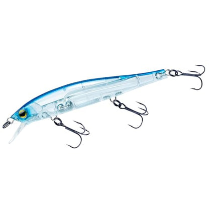 Yo-Zuri 3DB Jerkbait 110, Suspending, 4-3/8 Inch, 110mm, Natural Ayu - color: Clear pro blue, size: 4-3/8 Inch