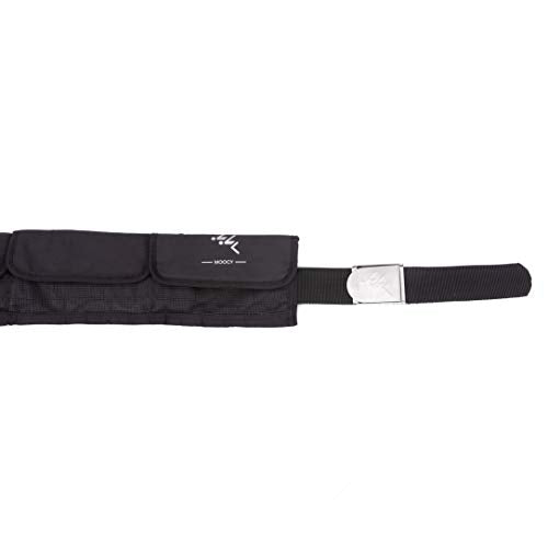 Scuba Weight Belt, 4 Pocket Freediving Dive Diving Accessories - fit for Waist 32" to 52" - color: Hook and Loop