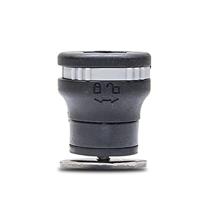 RAILBLAZA Kayak Rod Holder Tube with MiniPort Track Mount Base for Baitcasting, Spinning and Conventional Reels
