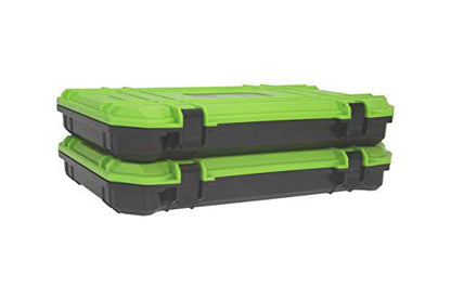 GOOGAN SQUAD 3700 Bait Coffin - Waterproof Fishing Tackle Box & Lure Organizer, Durable Fishing Equipment Storage (8.5"x14.25"x2")