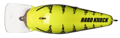 Strike King KVD 1.5 Hard Knock Fishing Lure, 3/8 oz, 3D Lifelike Eyes - color: Green Tomato, size: 3/8oz