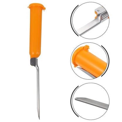 GARVALON Surf Fishing Rod Holder Ground Support Stand Yellow Beach Sand Spike Bank Fishing Rod Rack