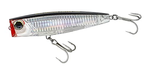 Yo-Zuri 3D Inshore Popper, Floating - color: Silver Black, size: 4-3/4"