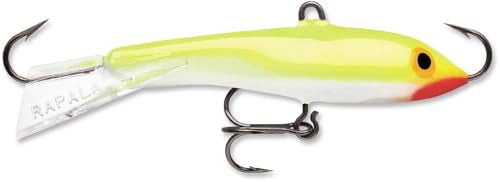 Rapala Shadow Rap (itemprop: name) - color: Silver Fluorescent Chartreuse, size: Body Length: 1-1/2"