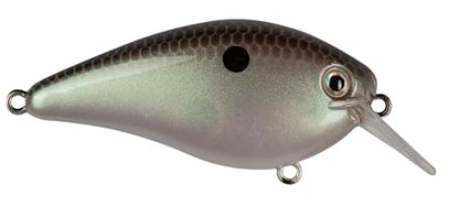 Strike King KVD 1.5 Hard Knock Fishing Lure, 3/8 oz, 3D Lifelike Eyes - color: Green Gizzard Shad, size: 3/8oz