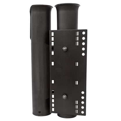 2-Tubes Fishing Rod Holder for Bike, Bike Fishing Pole Holder and Carrier,Rod Rack for Bicycle Fishing,Easy to Mount