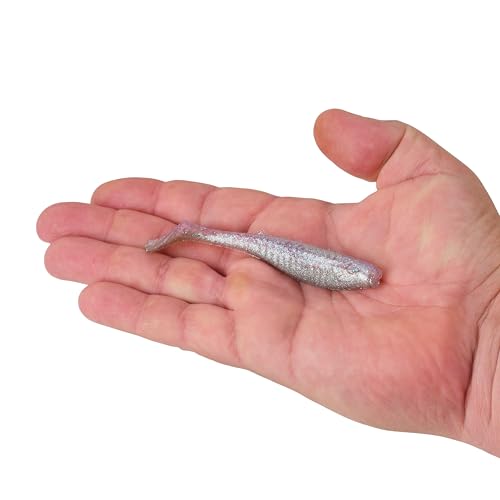 Berkley Gulp! Saltwater Paddleshad Fishing Soft Bait - color: Dazzleberry Chrome, size: 4"