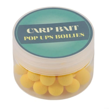 Carp Fishing Floating Boilies EVA Foam Balls Artificial Bait for Hair Rig for chod Rig Bottom Fishing Tackle 10mm Strawberry Scent(Potato Flavor 8mm)