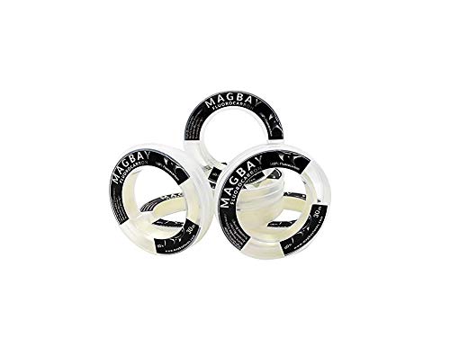 MagBay Lures 100% Pure Fluorocarbon Leader Line - Saltwater & Freshwater Invisible Fluorocarbon Fishing Leader Line, Strong Performance 150, 130, 100, 80, 60 & 40 lbs 33 Yard - size: 60lbs