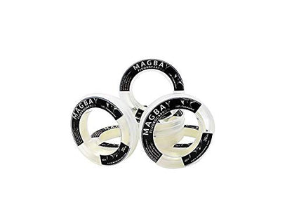 MagBay Lures 100% Pure Fluorocarbon Leader Line - Saltwater & Freshwater Invisible Fluorocarbon Fishing Leader Line, Strong Performance 150, 130, 100, 80, 60 & 40 lbs 33 Yard - size: 80lbs