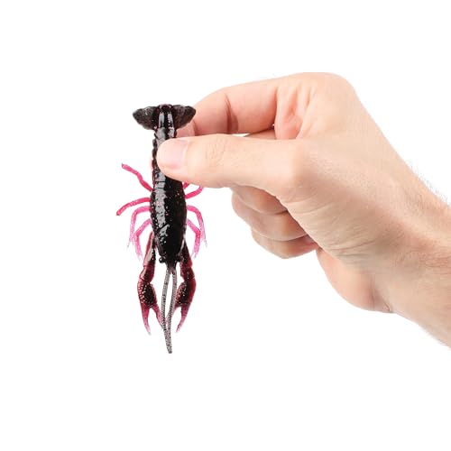 Savage Gear 4D Craw Fishing Soft Bait - color: Black/Blue, size: 4"