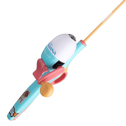 Shakespeare Youth Fishing Reel and Rod Combo - color: Disney Moana Beginner