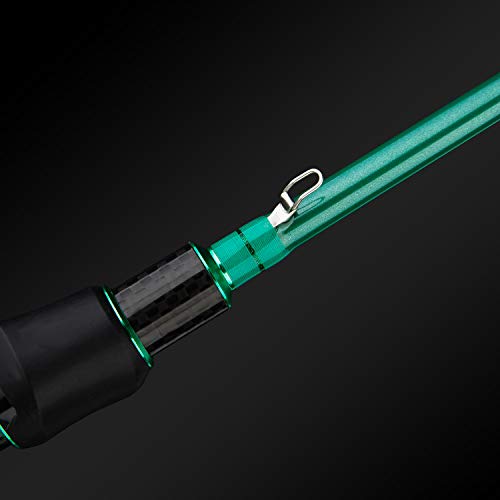 BERRYPRO Ultralight Fishing Rod Travel Spinning Rod with Solid Carbon Tip - style: 7'-ultra Light-2pcc