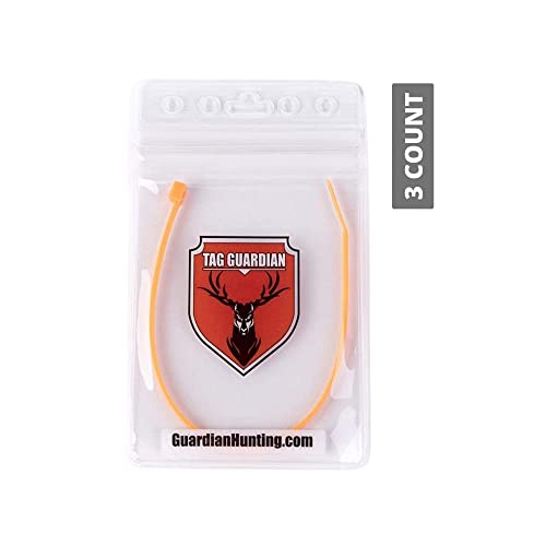 Hunting License Holder and Tag Holder - Waterproof and Zip Ties Included for Securing, Great for Deer, Turkey, Elk (3 pack)