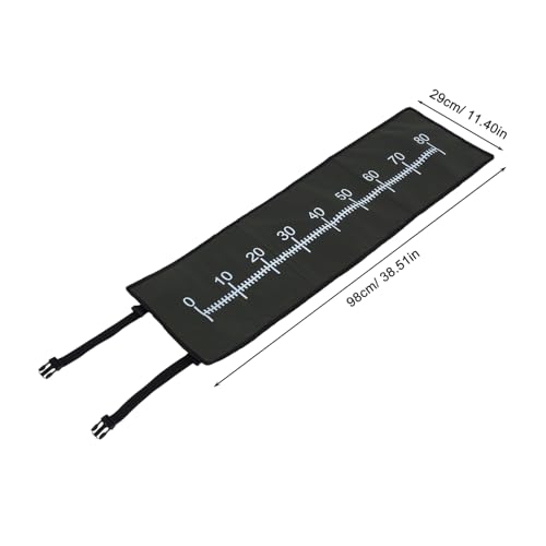 KICHOUSE Portable Fish Measuring Board: Waterproof Accurate Size Lightweight Measurement Tool Ruler Size Measuring Tape Board Tool