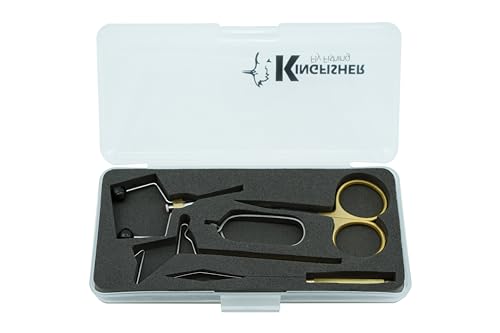 Kingfisher Fly Tying Intro Fly Tying Tool Kit Brass