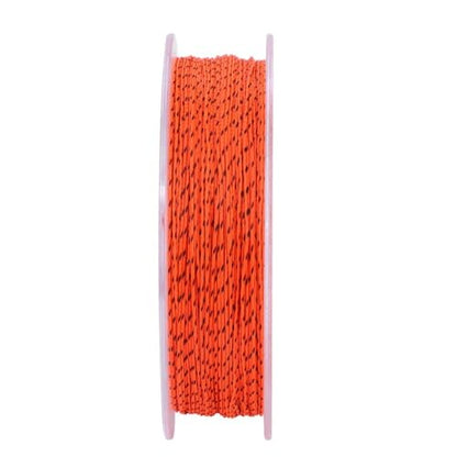 2PCS 164ft Fly Fishing Line – 8-Strand Line Floating Backing for Freshwater & Saltwater, High-Visibility Colors - color: Orange&Black-30lb