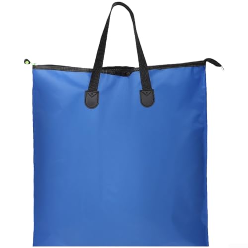 Fishing Tackle Bag Foldable Fishing Tackle Bag with Waterproof Oxford Construction for Fish Storage and Fishing Tackle Protection (XL-Blue) - size: XL-blue