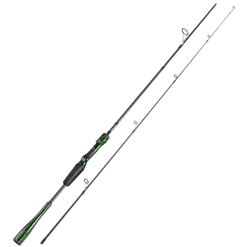 Sougayilang Berdea L Fishing Rod, 2-Piece IM6 Carbon Fiber Strong Casting & Spinning Rods for Bass, Trout, Walleye, Catfish - color: Spinning, size: 6'0" Medium- Fast- 2piece