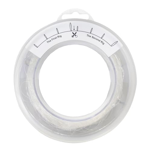 MASTERPRO Pre-Tied Dropper Loop Rigs, Fishing Line Spool 10LB 15LB 20LB 30LB 40LB 50LB 60LB 80LB 100LB, Suitable for Saltwater Freshwater Fishing - size: big bobbin-40LB