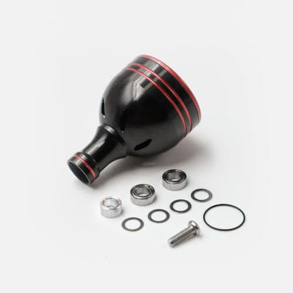 Power Knob Compatible with S h i m a n o Sahara FI Twin Power Daiwa Fuego Spinning 30mm G - color: Black Yellow, size: 30 mm