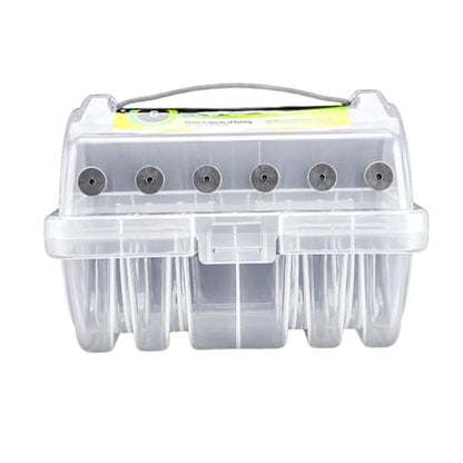 Fishing Line Storage Case Line Spool Box with Holes Durable Easy to Use Fishing Line Case Visibility for Camping Hiking