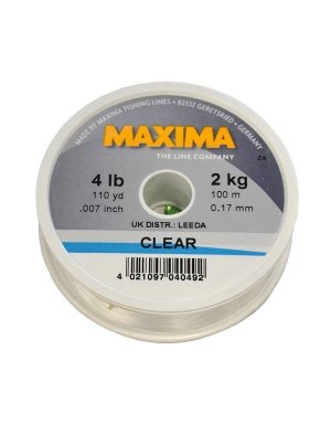 Maxima Fishing Line Leader Wheel, Clear, 1-Pound, 27-Yard - style: 1-pound, 27-yard