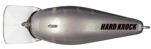 Strike King KVD 1.5 Hard Knock Fishing Lure, 3/8 oz, 3D Lifelike Eyes - color: Green Gizzard Shad, size: 3/8oz