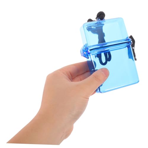 UPKOCH Portable Waterproof Dry Box for Diving and Outdoor Fishing, Plastic Sealed Storage Case with Rope and Latch, Secure Attachment and Rapid Single Hand Access for Keys and Id Cards