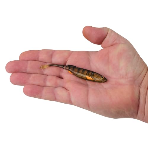 Berkley PowerBait Drip Minnow Fishing Soft Bait - color: Ghost Perch, size: 4"
