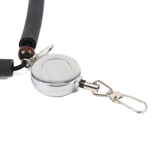 COOLHOOD Fishing Tool Holder Lanyard Fly Fishing Accessories Multifunction Fly Fishing Lanyard Necklace with Clip and Retractor Fishing Lanyard for Fly Fishing Accessories
