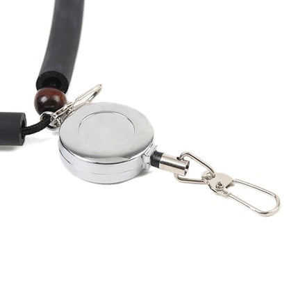 COOLHOOD Fishing Tool Holder Lanyard Fly Fishing Accessories Multifunction Fly Fishing Lanyard Necklace with Clip and Retractor Fishing Lanyard for Fly Fishing Accessories