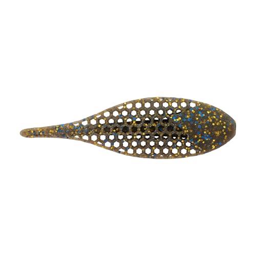 Berkley PowerBait MaxScent Flux-Gill - color: Smoke Black Blue Gold, size: 3 1/2"