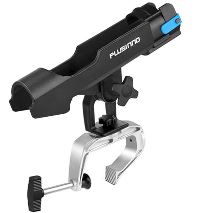 PLUSINNO Fishing Boat Rods Holder Large Clamp Opening 360 Degree Adjustable Fishing Rod Racks Folding Holder - color: RH20 MAX OPENING1.97 inch 1Pack