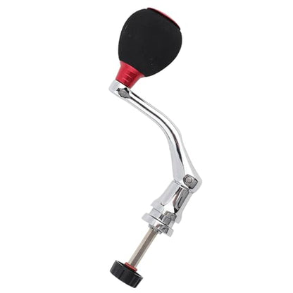 Universal Fishing Reel Handle Replacement, 2000 3000 Rocker Arm Grip | Spinning reel handle replacement with metal knobs; great fishing reel replacement parts for Penn and spinning reel gear.