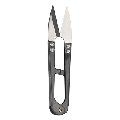 Sewing Scissors Yarn Thread Cutter 4.1inch Mini Small Snips Trimming Nipper Made of High-Carbon Steel Thread DIY Supplies for Stitch Embroidery, Knitting, Crafts (1, Black)