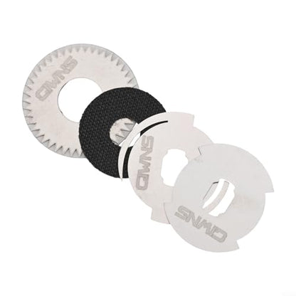 Fishing Reel Drag Clicker Kit Washer For Metanium Right Hand, Carbon Fiber And Stainless Steel Repair Parts With Gear Sprocket And Pressure Plate