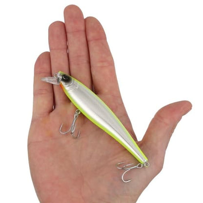 Berkley Berkley Cutter Saltwater - color: Chrome/Chartreuse, size: 4.3in - 1/2 oz