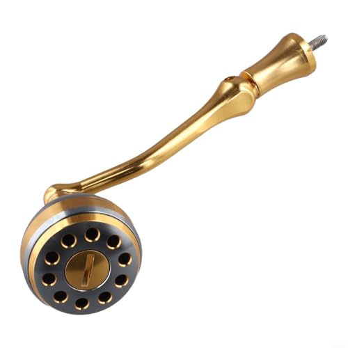 Aluminum Alloy Reel Handle Replacement With Round Knob For Most Fishing Reels, Long Lever Design For Better Control(L) - size: L