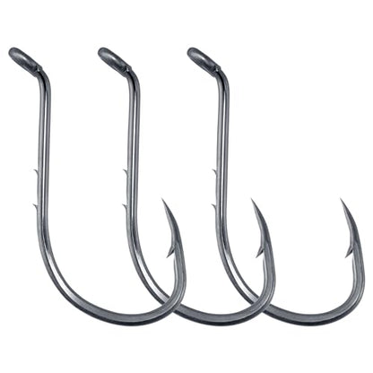 Dr.Fish 100 Pack Octopus Hooks Baitholder Fishing Hooks for Saltwater & Freshwater Live Bait Fishing, Bass Walleye Striper - size: 4/0-100 Pack
