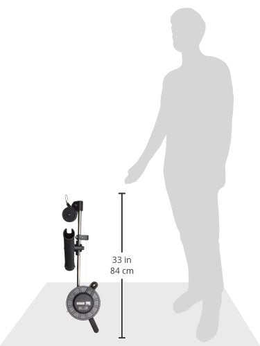 Scotty #1050MP Depthmaster Manual Downrigger, Display Packed w/ Rod Holder & Clamp Mount,Black | Non-Permanent Clamp-on Bracket