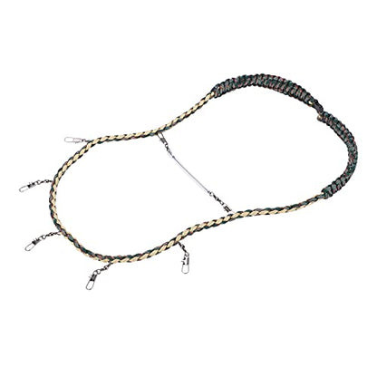 CHICIRIS Colorful Fly Fishing Lanyard Necklace with Tippet Holder and Front Shirt ClampHolder, Nylon Fly Fishing Tools Holder for Easy Access in Adventures