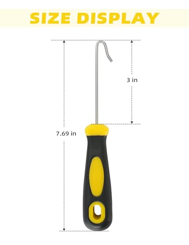 BLUEWING Dehooker Portable Stainless Steel Fishing Hook Remover Bait Tool Durable Remover, 7.69in