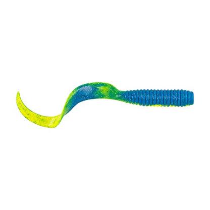 Berkley Gulp! Grub Saltwater Fishing Soft Bait - color: Blue Fuze, size: 8- Inch