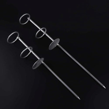 30/40/50cm Portable Fishing Rod Holder Support Stainless Steel Stand Fishing Pole Holders Ground Spike Rod Rest Stand for Ground, Beach(50cm)