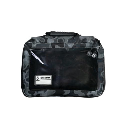 6th Sense – Bait View Fishing Tackle Bag, Clear View Soft Plastic Storage - color: Willis - Thermal Hog, size: Large