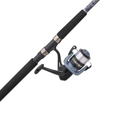 Shakespeare Spinning Reel and Fishing Rod Combo - color: Tiger Surf Mossy Oak, size: 50 Size Reel - 9' - Medium Heavy - 2pc